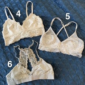 SET OF 3 Aerie Bralettes